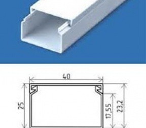 Кабельный канал 40х25 CANALEX (2м)