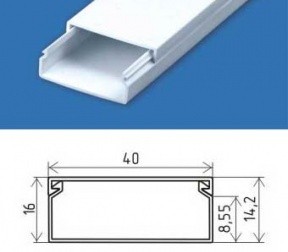 Кабельный канал 40х16 CANALEX (2м)