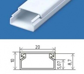 Кабельный канал 20х10 CANALEX (2м)