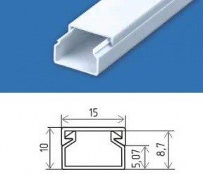 Кабельный канал 15х10 CANALEX (2м)