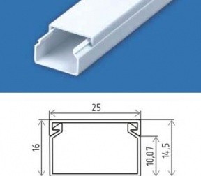 Кабельный канал 25х16 CANALEX (2м)