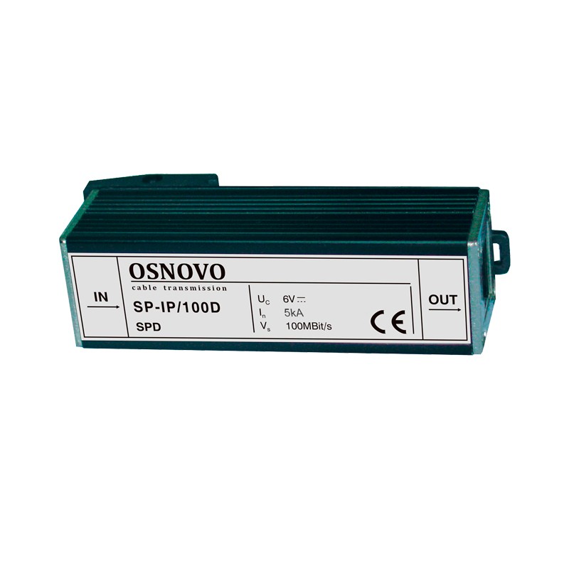 OSNOVO SP-IP/100D УСТРОЙСТВО ГРОЗОЗАЩИТЫ ДЛЯ ЛОКАЛЬНОЙ ВЫЧИСЛИТЕЛЬНОЙ СЕТИ