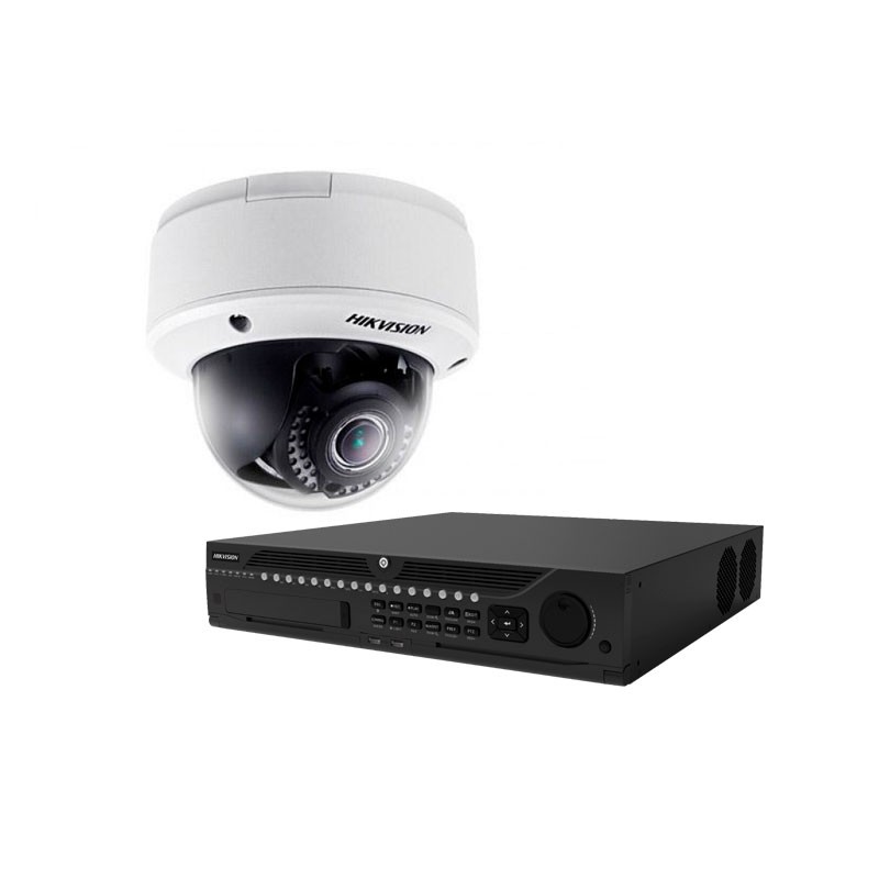 HIKVISION DS-9632NI-I8 + DS-2CD4132FWD-IZ (2.8-12ММ) (ВИДЕОРЕГИСТРАТОР + КУПОЛЬНАЯ ИК ВИДЕОКАМЕРА)