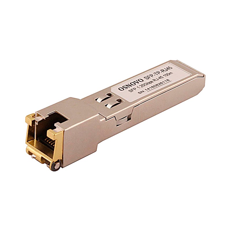 OSNOVO SFP-TP-RJ45 МЕДНЫЙ SFP МОДУЛЬ GIGABIT ETHERNET С РАЗЪЕМОМ RJ45